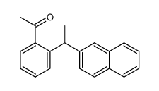 1-Acetyl-2-[1-(2-naphthyl)ethyl]benzene结构式