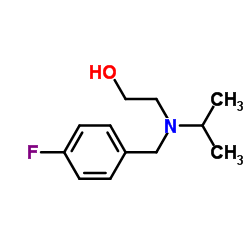 2-[(4-Fluorobenzyl)(isopropyl)amino]ethanol structure