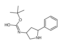 TERT-BUTYL (5-PHENYLPYRROLIDIN-3-YL)CARBAMATE picture