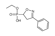 ethoxy-(3-phenyl-4,5-dihydro-1,2-oxazol-5-yl)phosphinic acid Structure