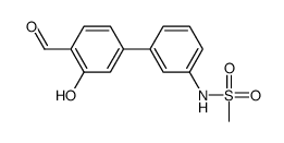 N-[3-(4-formyl-3-hydroxyphenyl)phenyl]methanesulfonamide结构式