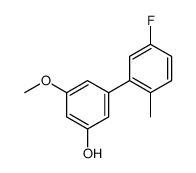 3-(5-fluoro-2-methylphenyl)-5-methoxyphenol Structure