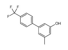 3-methyl-5-[4-(trifluoromethyl)phenyl]phenol Structure