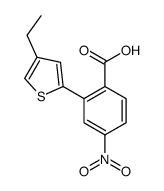 2-(4-ethylthiophen-2-yl)-4-nitrobenzoic acid Structure