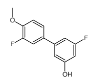 3-fluoro-5-(3-fluoro-4-methoxyphenyl)phenol结构式