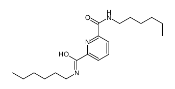 2-N,6-N-dihexylpyridine-2,6-dicarboxamide结构式