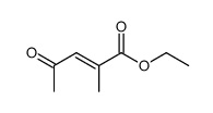 ethyl 2-(E)-methyl-4-oxo-4-pent-2-enoate结构式