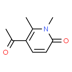 2(1H)-Pyridinone, 5-acetyl-1,6-dimethyl- (9CI) Structure