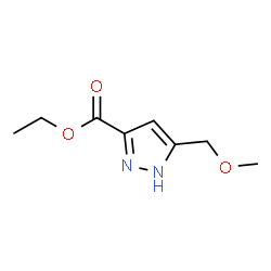 Ethyl 5-(methoxymethyl)-1H-pyrazole-3-carboxylate structure