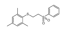 2-(mesitylsulfanyl)ethyl phenyl sulfone结构式