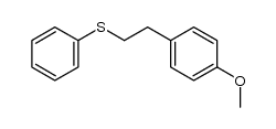 2-(4-methoxyphenyl)ethyl phenyl sulfide Structure
