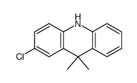 2-chloro-9,9-dimethyl-9,10-dihydroacridine结构式