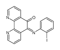 6-(2-iodophenyl)imino-1,10-phenanthrolin-5-one结构式