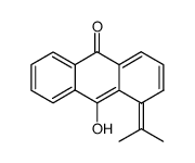 9-hydroxy-1-isopropylidene-9,10-anthraquinone结构式