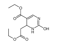 Ethyl 4-(2-ethoxy-2-oxoethyl)-2-oxo-1,2,3,4-tetrahydro-5-pyrimidi necarboxylate Structure