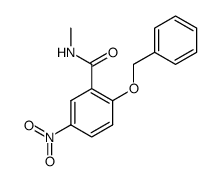 2-(benzyloxy)-N-methyl-5-nitrobenzamide结构式