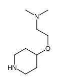 N,N-Dimethyl-2-(4-piperidinyloxy)ethanamine Structure