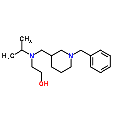 2-{[(1-Benzyl-3-piperidinyl)methyl](isopropyl)amino}ethanol结构式