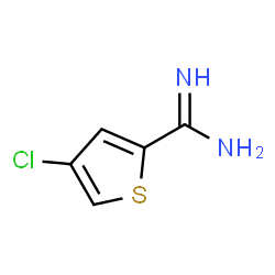 4-氯噻吩-2-羧酰亚胺酰胺结构式