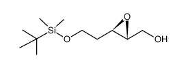(2R,3S)-5-tert-butyldimethylsilyloxy-2,3-epoxypentan-1-ol结构式