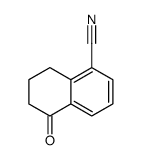 5,6,7,8-tetrahydro-5-oxonaphthalene-1-carbonitrile Structure