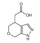 2-(1,4,5,7-tetrahydropyrano[3,4-c]pyrazol-4-yl)aceticacid图片