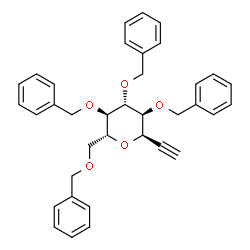 2-C-(2,3,4,6-Tetra-O-benzyl-a-D-glucopyranosyl) ethyne Structure