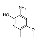 2(1H)-Pyridinone,3-amino-5-methoxy-6-methyl- Structure