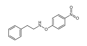 O-(4-nitrophenyl)-N-phenethylhydroxylamine结构式