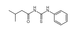 N-isovaleryl-N'-phenyl-thiourea Structure