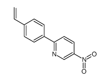 2-(4-ethenylphenyl)-5-nitropyridine结构式