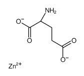 zinc,(2S)-2-aminopentanedioate结构式