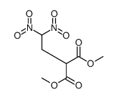dimethyl 2-(2,2-dinitroethyl)propanedioate Structure