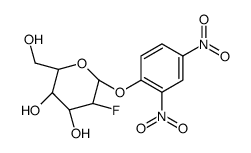 2',4'-dinitrophenyl 2-deoxy-2-fluorogalactopyranoside结构式