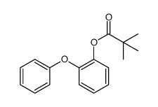 2-phenoxyphenyl pivalate Structure