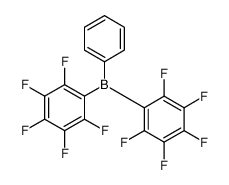 bis(2,3,4,5,6-pentafluorophenyl)-phenylborane结构式