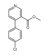methyl 4-(4-chlorophenyl)nicotinate结构式