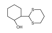 (1R,2R)-2-(1,3-dithian-2-yl)cyclohexan-1-ol Structure