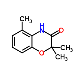 2,2,5-Trimethyl-2H-1,4-benzoxazin-3(4H)-one Structure