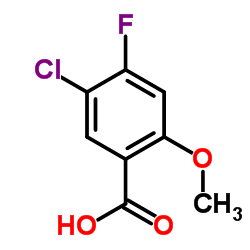5-Chloro-4-fluoro-2-methoxybenzoic acid Structure