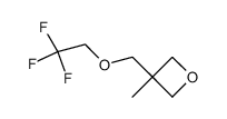 3-methyl-3-[(2,2,2-trifluoroethoxy)methyl]oxetane结构式
