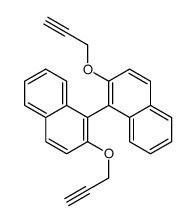 2-prop-2-ynoxy-1-(2-prop-2-ynoxynaphthalen-1-yl)naphthalene Structure