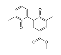 4-carbomethoxy-6,6'-dimethyl-2,2'-bipyridine N1,N1'-dioxide Structure