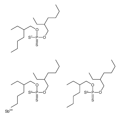 antimony tris[O,O-bis(2-ethylhexyl)] tris(dithiophosphate)结构式