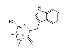 N-TFA-L-TRYPTOPHAN METHYL ESTER结构式