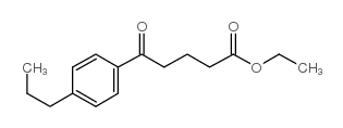 ETHYL 5-(4-N-PROPYLPHENYL)-5-OXOVALERATE结构式