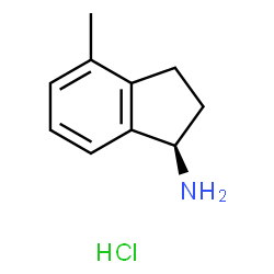 (R)-4-甲基-2, 3-二氢-1H-茚-1-胺盐酸盐结构式