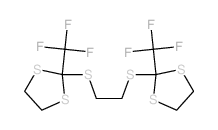 1,3-Dithiolane,2,2'-[1,2-ethanediylbis(thio)]bis[2-(trifluoromethyl)- (9CI)结构式