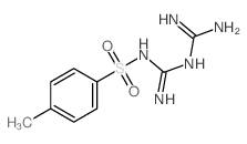 Benzenesulfonamide,N-[[(aminoiminomethyl)amino]iminomethyl]-4-methyl- Structure