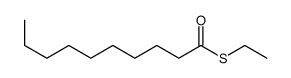 S-ethyl decanethioate结构式